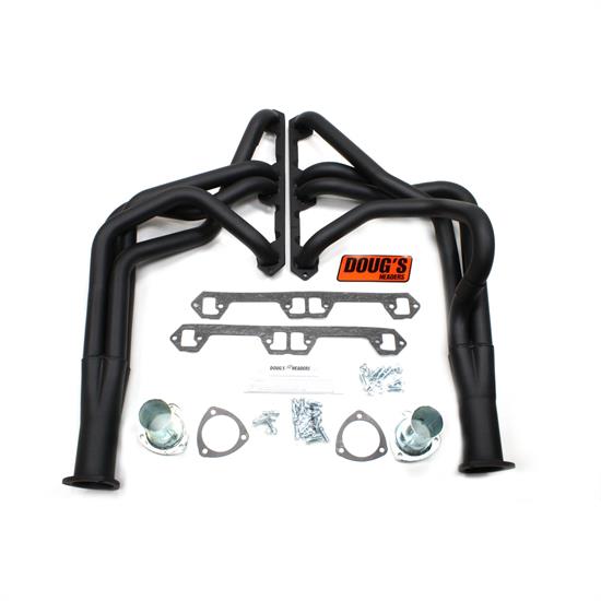 Doug's Headers D109-B Full Length Header, 1-5/8 In, 66-69 Rambler, Blk