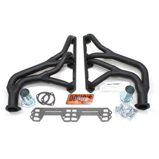 Doug's Headers D1104Y-B Tri-Y Header, 1-5/8 Inch, 1972-81 Jeep, Black