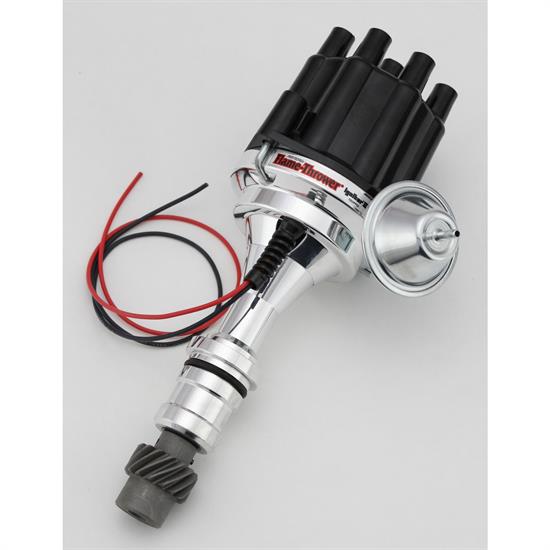 PerTronix D110700 Flame-Thrower Electronic Distributor, Olds V8, Black