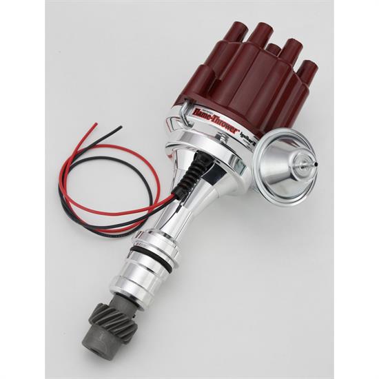 PerTronix D110701 Flame-Thrower Electronic Distributor, Olds V8, Red