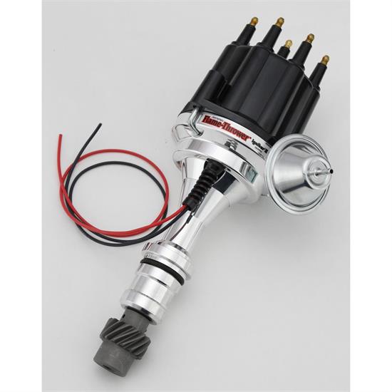 PerTronix D110710 Flame-Thrower Electronic Distributor, Olds V8, Black