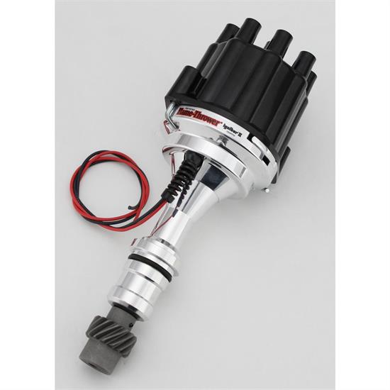 PerTronix D110800 Flame-Thrower Electronic Distributor, Olds V8, Black
