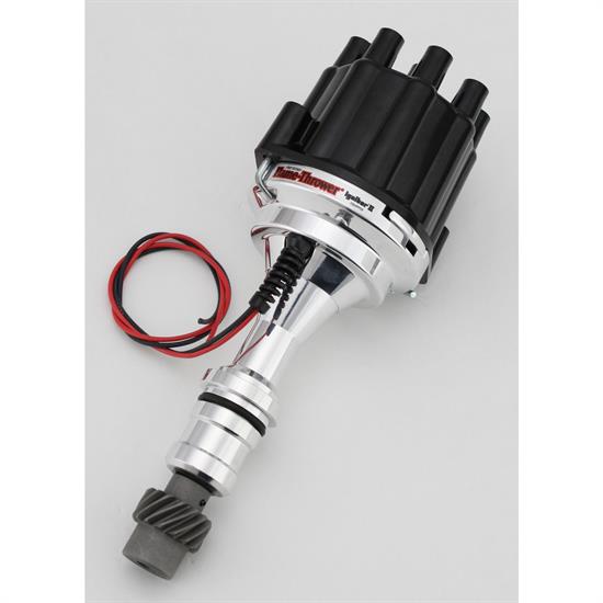 PerTronix D110800 Flame-Thrower Electronic Distributor, Olds V8, Black