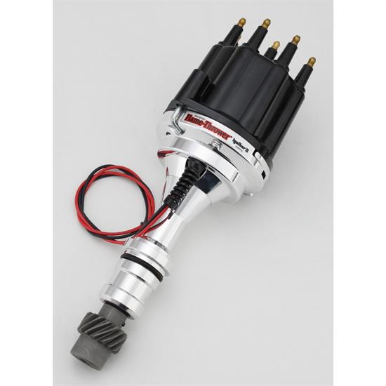 PerTronix D110810 Flame-Thrower Electronic Distributor, Olds V8, Black