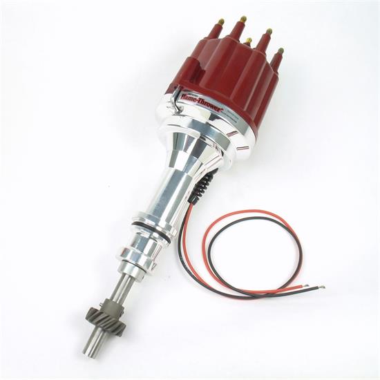 PerTronix D132811 Flame-Thrower Electronic Distributor, Ford 351C, Red