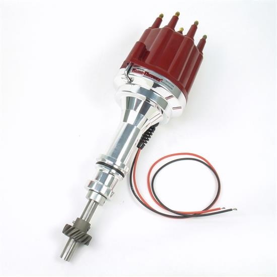 PerTronix D132811 Flame-Thrower Electronic Distributor, Ford 351C, Red