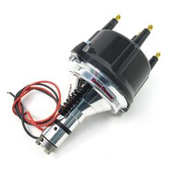 PerTronix D186810 Flame-Thrower Distributor, VW Type 1, Black Cap