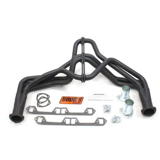 Doug's Headers D190-B Full Length Header, 1-5/8 In, 72-80 Jeep, Black