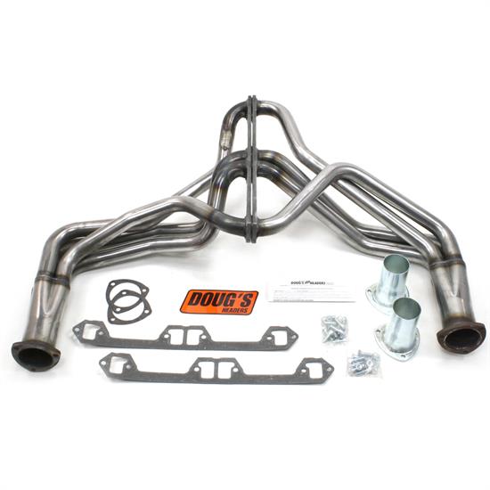 Doug's Headers D190-R Full Length Header, 1-5/8 In, 72-80 Jeep, Raw