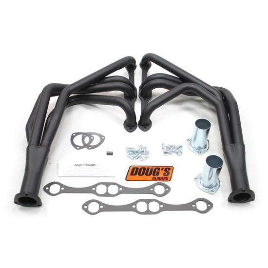 Doug's Headers D315-B Full length Header 1-5/8 In, 55-62 Corvette, Blk