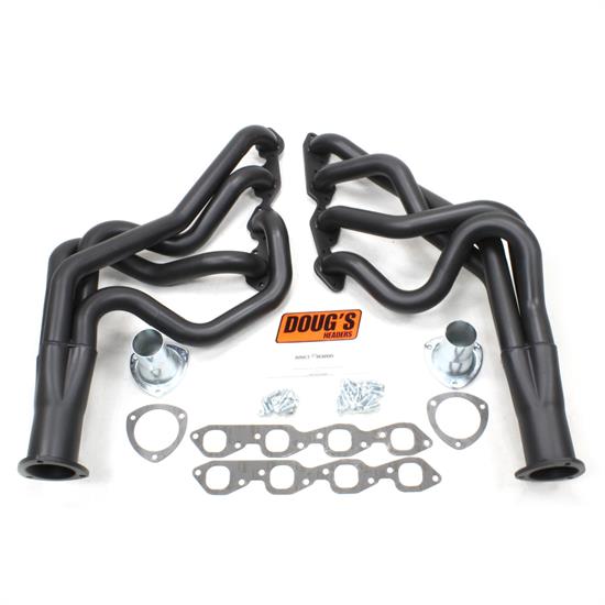 Doug's Headers D320-B Full Length Header, 2 In, 67-69 Camaro, Blk