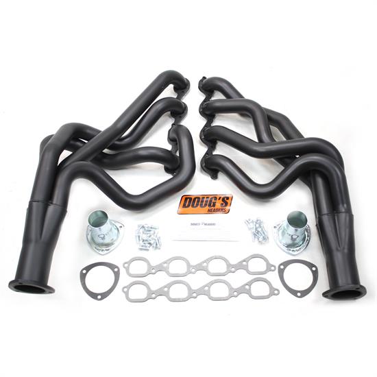 Doug's Headers D321-B Full Length Header, 2-1/8 In, 67-69 Camaro, Blk