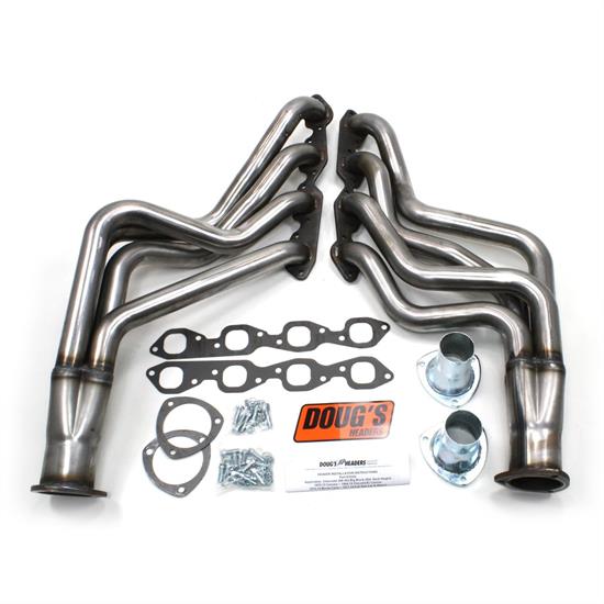 Doug's Headers D322-R Full Length Header, 2 In, 64-67 Chevelle, Raw