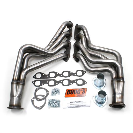 Doug's Headers D322-R Full Length Header, 2 In, 64-67 Chevelle, Raw