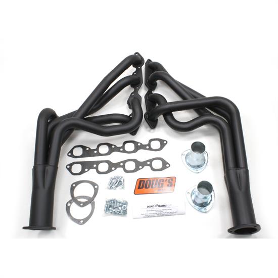 Doug's Headers D328-B Full Length Header, 1-7/8 In, 67-69 Camaro, Blk