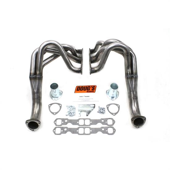 Doug's Headers D329-R Full Length Header, 1-3/4 In,62-67 Chevy II, Raw