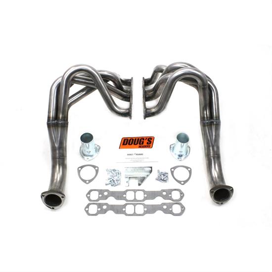 Doug's Headers D329-R Full Length Header, 1-3/4 In,62-67 Chevy II, Raw