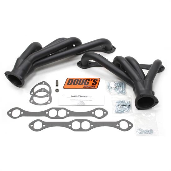 Doug's Headers D3320-B Shorty Header, 1-5/8 In, 82-92 Camaro, Black