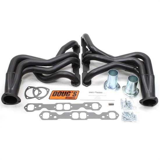 Doug's Headers D3321-B Full Length Header, 1-3/4 In, 82-92 Camaro, Blk