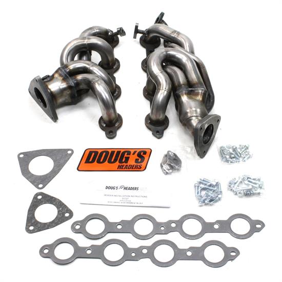 Doug's Headers D3327-R 4-Tube Header, 1-5/8 In, 98-99 Camaro, Raw