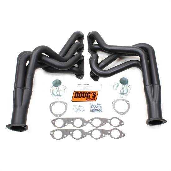 Doug's Headers D332-B Full Length Header, 2-1/8 In, 70-72 Camaro, Blk