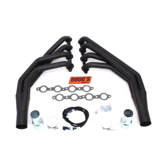 Doug's Headers D3341-B Full Length Header, 1-7/8 In, 67-74 Nova, Blk