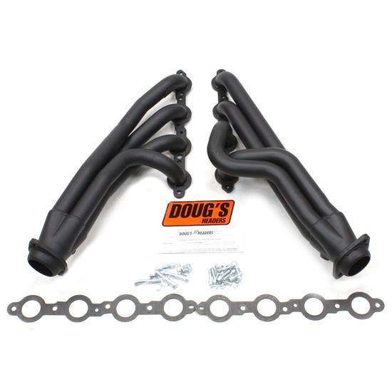 Doug's Headers D335-B Shorty Header, 1-3/4 In, 70-81 Camaro, Blk