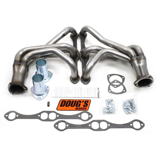 Doug's Headers D350-R Full Length Header 1-5/8 In, 63-74 Corvette, Raw