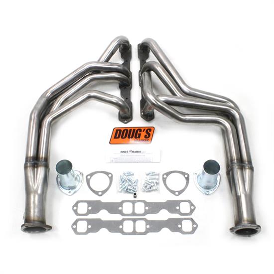 Doug's Headers D353-R Full Length Header, 1-3/4 In, 55-57 SBC, Raw