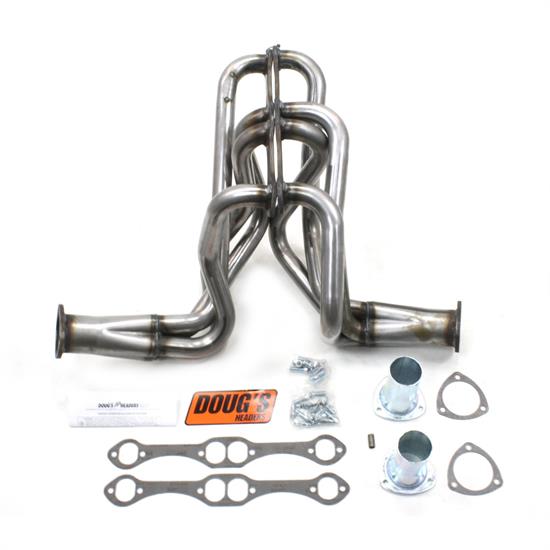 Doug's Headers D358-R Full Length Header, 1-5/8 In, 58-64 SBC, Raw