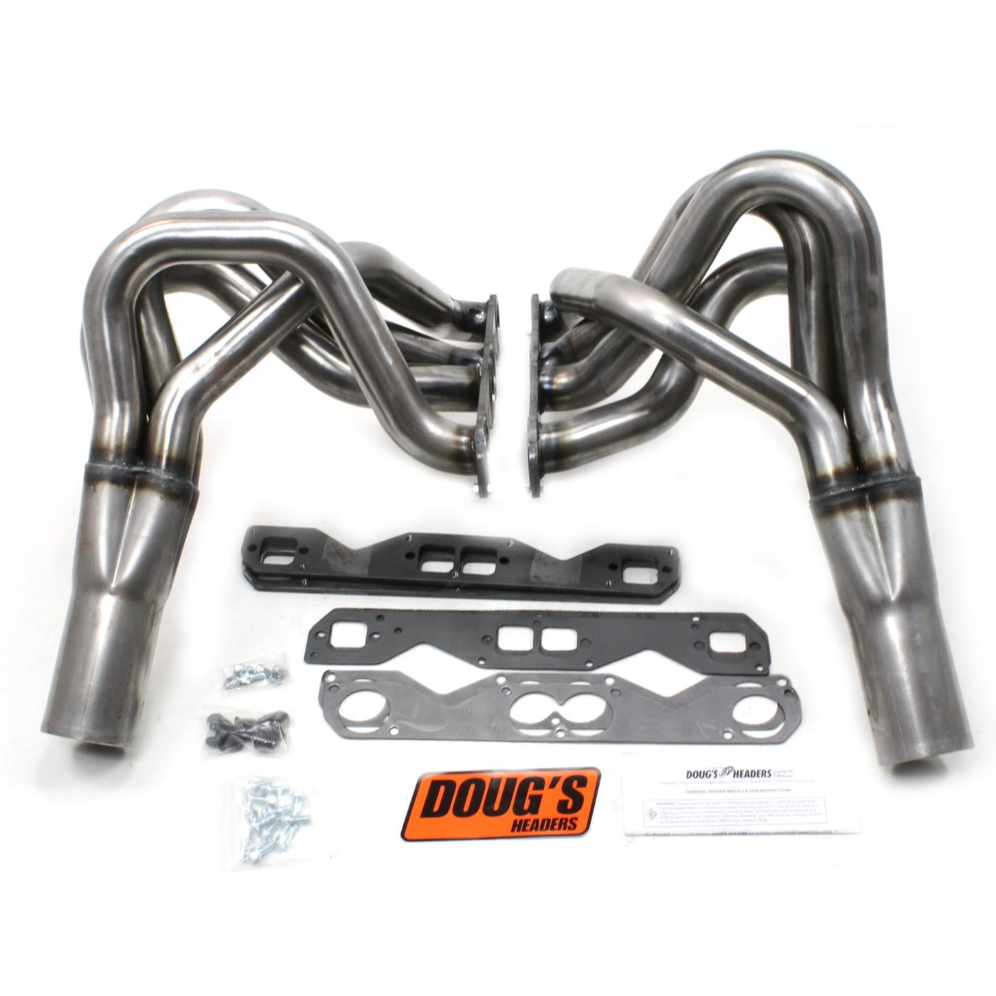 Doug's Headers D365R Full Length Header, 2 In, 6267 Nova, Raw