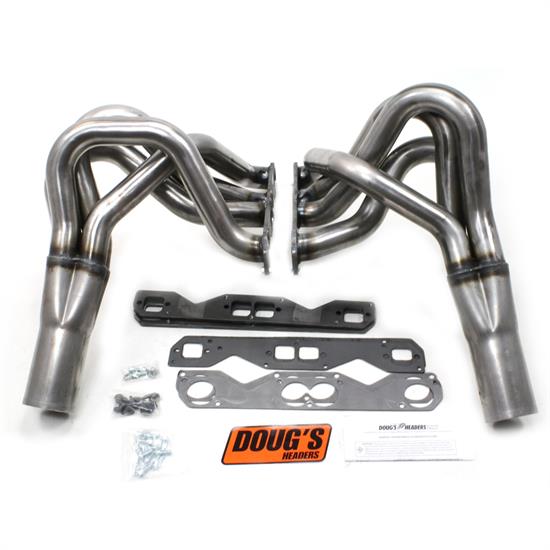Doug's Headers D365-R Full Length Header, 2 In, 62-67 Nova, Raw