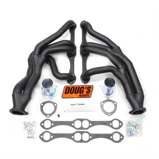 Doug's Headers D367Y-B Tri-Y Header, 62-67 Nova SBC, Black