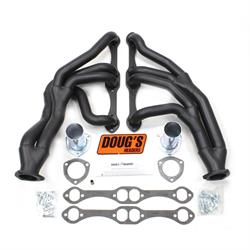 Doug's Headers D367Y-B Tri-Y Header, 62-67 Nova SBC, Black