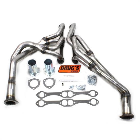 Doug's Headers D376Y-R Tri-Y Header, 1-5/8 In, 67-74 Chevelle, Raw