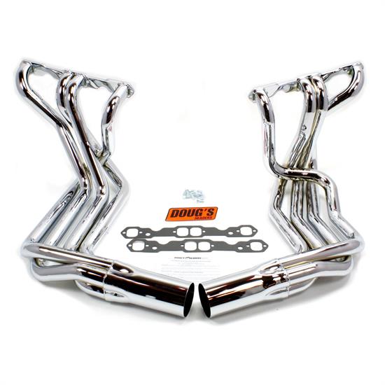 Doug's Headers D380-C Full Length Header 1-7/8 In 63-82 Corvette, Chr