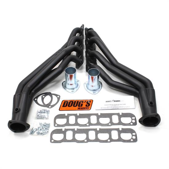 Doug's Headers D4477-B Full Length Header, 1-5/8 In, 68-74 Mopar, Blk