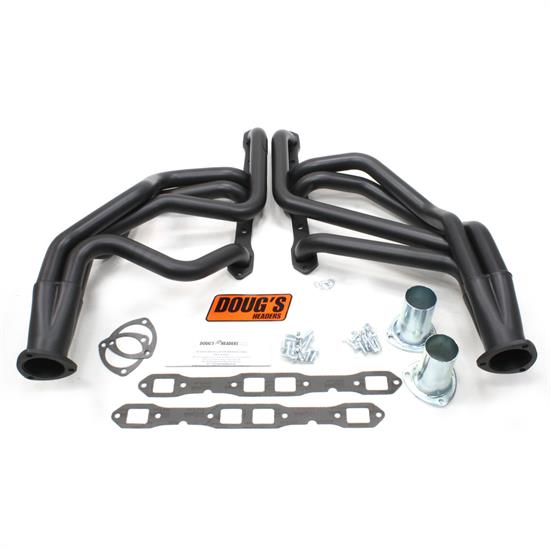 Doug's Headers D451-B Full Length Header, 1-3/4 In, 62-72 Mopar, Blk