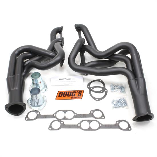 Doug's Headers D522-B Full Length Header, 2 In, 68-72 GTO, Black