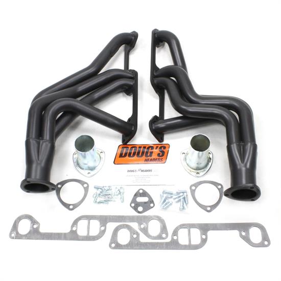 Doug's Headers D569-B Full Length Header 1-3/4 In, 67-69 Firebird, Blk
