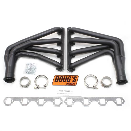 Doug's Headers D624-B Full Length Header, 1-5/8 In, 62-65 Cobra, Blk