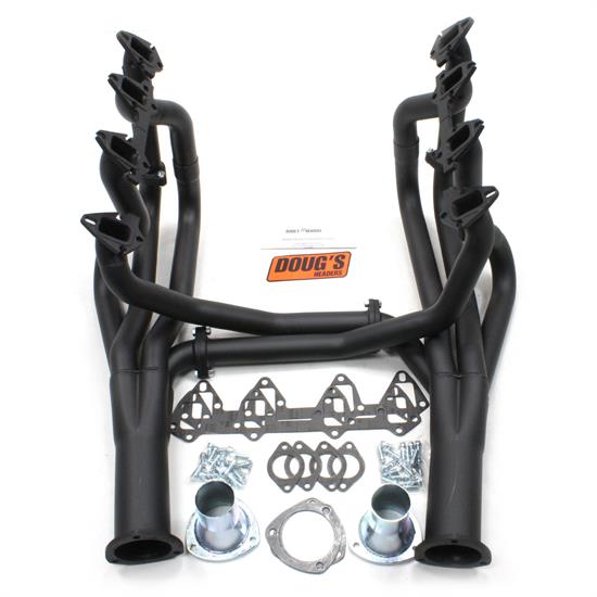 Doug's Headers D627-B Full Length Header, 2 In, 67-70 Mustang, Blk
