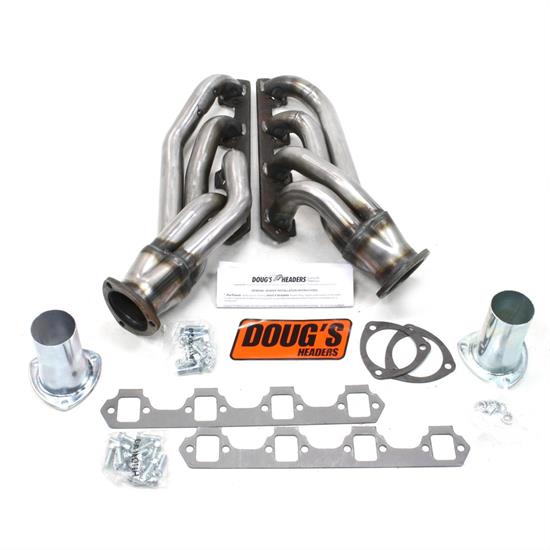Doug's Headers D665-R Shorty Header, 1-5/8 In, 64-73 Ford Mustang, Raw