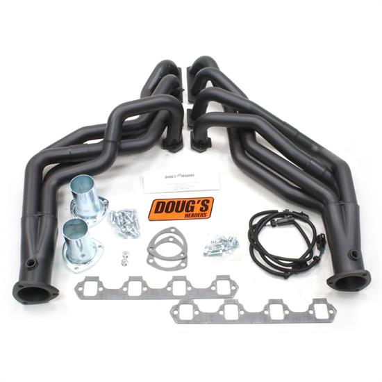 Doug's Headers D6671-B Full Length Header 1-3/4 In, 79-93 Mustang, Blk