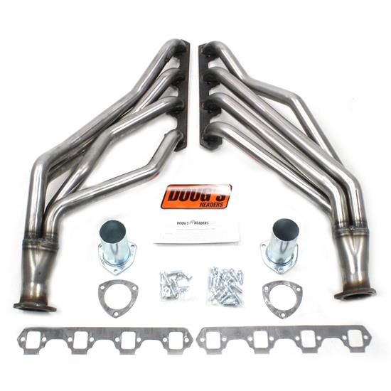 Doug's Headers D668-R Full Length Header, 1-5/8 In, 64-73 Mustang, Raw