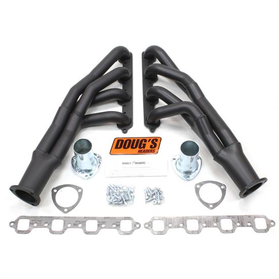 Doug's Headers D669Y-1B Tri-Y Header, 1-3/4 In, 67-70 Mustang, Blk