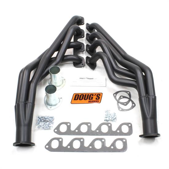 Doug's Headers D6712-B Full Length Header 1-3/4 In, 71-73 Mustang, Blk