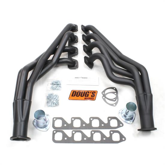 Doug's Headers D6714-B Full Length Header 1-3/4 In, 71-73 Mustang, Blk
