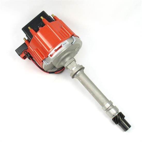 PerTronix D71071 Flame-Thrower Race HEI Distributor, Chevy V8, Red
