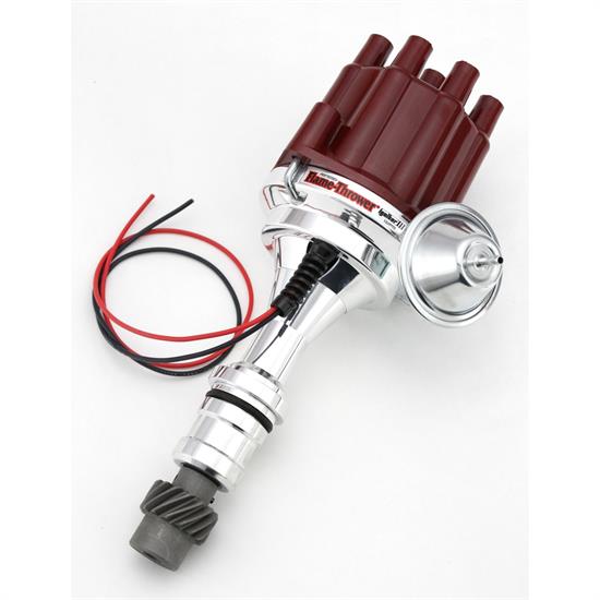 PerTronix D7110701 Flame-Thrower Ignitor III Distributor, Olds V8, Red